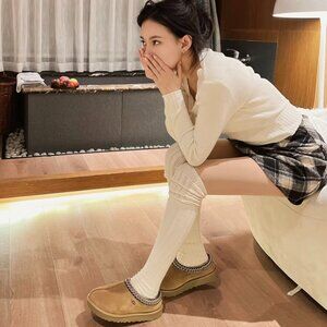 UGG Tasman II Chestnut Classic Slipper Suede Flats Women's shoes New and Box